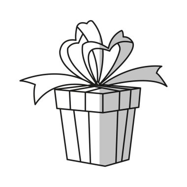 İzole hediye doğum günü tasarım