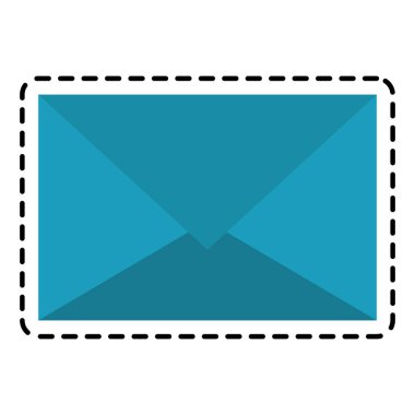 İzole e-posta zarf tasarım