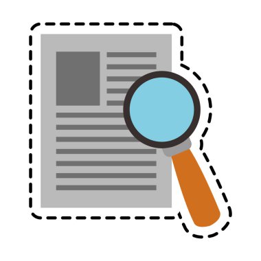 İzole lupe araç tasarım