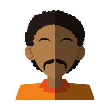 İzole avatar tasarım