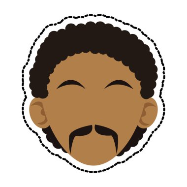 İzole avatar tasarım