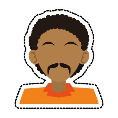 İzole avatar tasarım