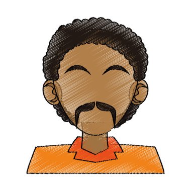 İzole avatar tasarım