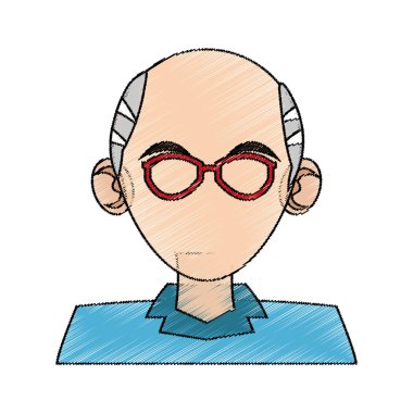 İzole avatar tasarım