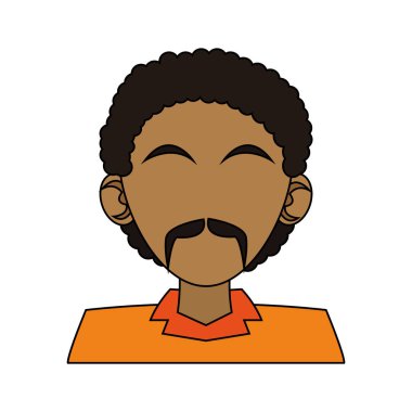 İzole avatar tasarım