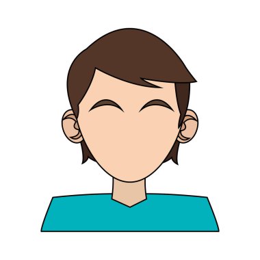 İzole avatar tasarım