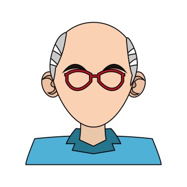 İzole avatar tasarım