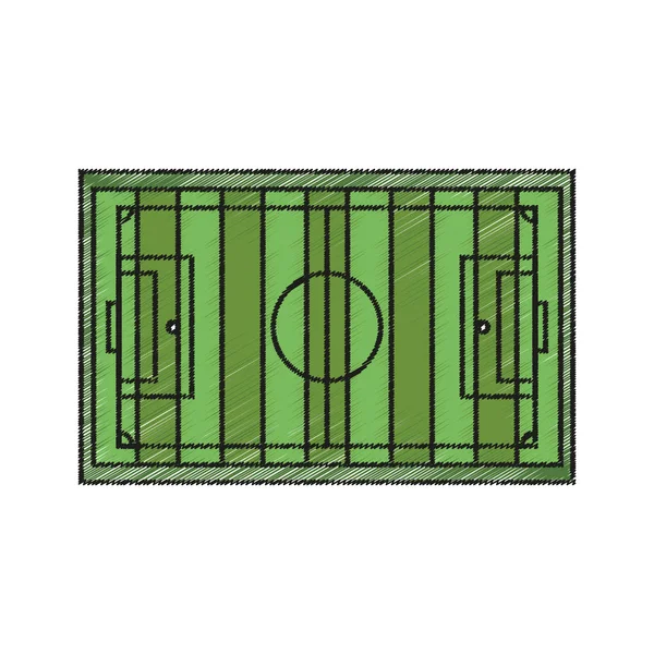 Liga aislada de diseño de fútbol — Vector de stock