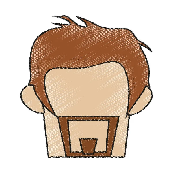 İzole hipster adam tasarım