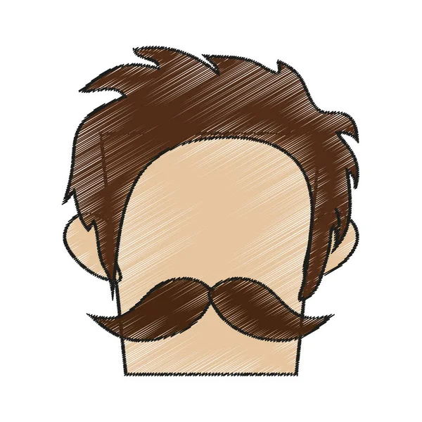 İzole hipster adam tasarım