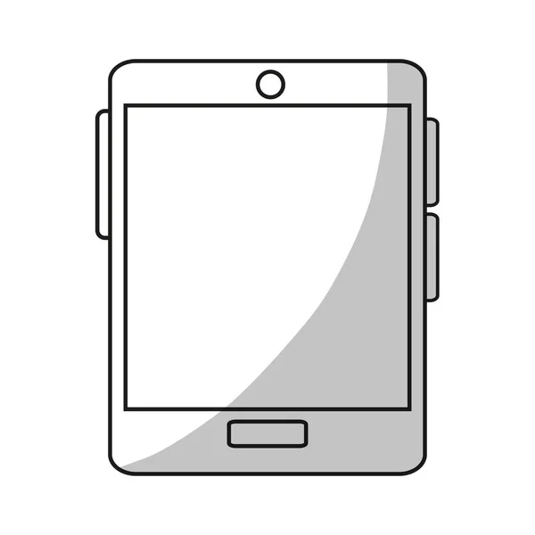 İzole tablet cihaz tasarım — Stok Vektör