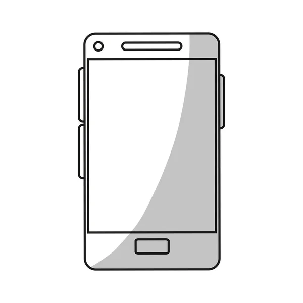 Isoliertes Smartphone-Gerätedesign — Stockvektor