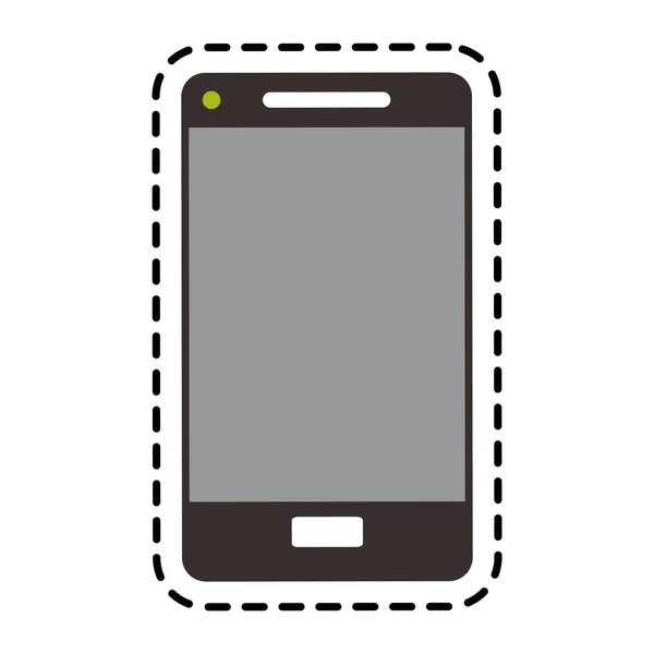 Isolated smartphone device design — Stock Vector