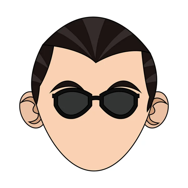 Isolado homem avatar design — Vetor de Stock