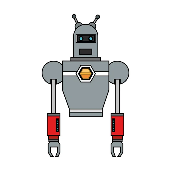 Izolované robota kreslený design — Stockový vektor