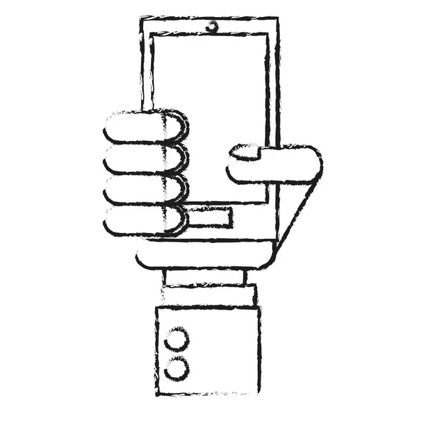 Geïsoleerde Smartphone apparaat ontwerp — Stockvector