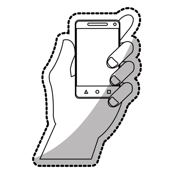 Conception isolée de Smartphone — Image vectorielle