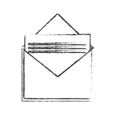 İzole e-posta zarf tasarım