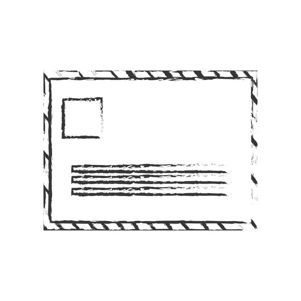 Diseño de sobres de correo electrónico aislado — Archivo Imágenes Vectoriales