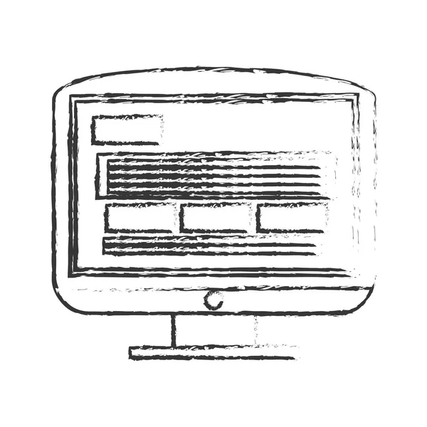 Conception de dispositifs informatiques isolés — Image vectorielle