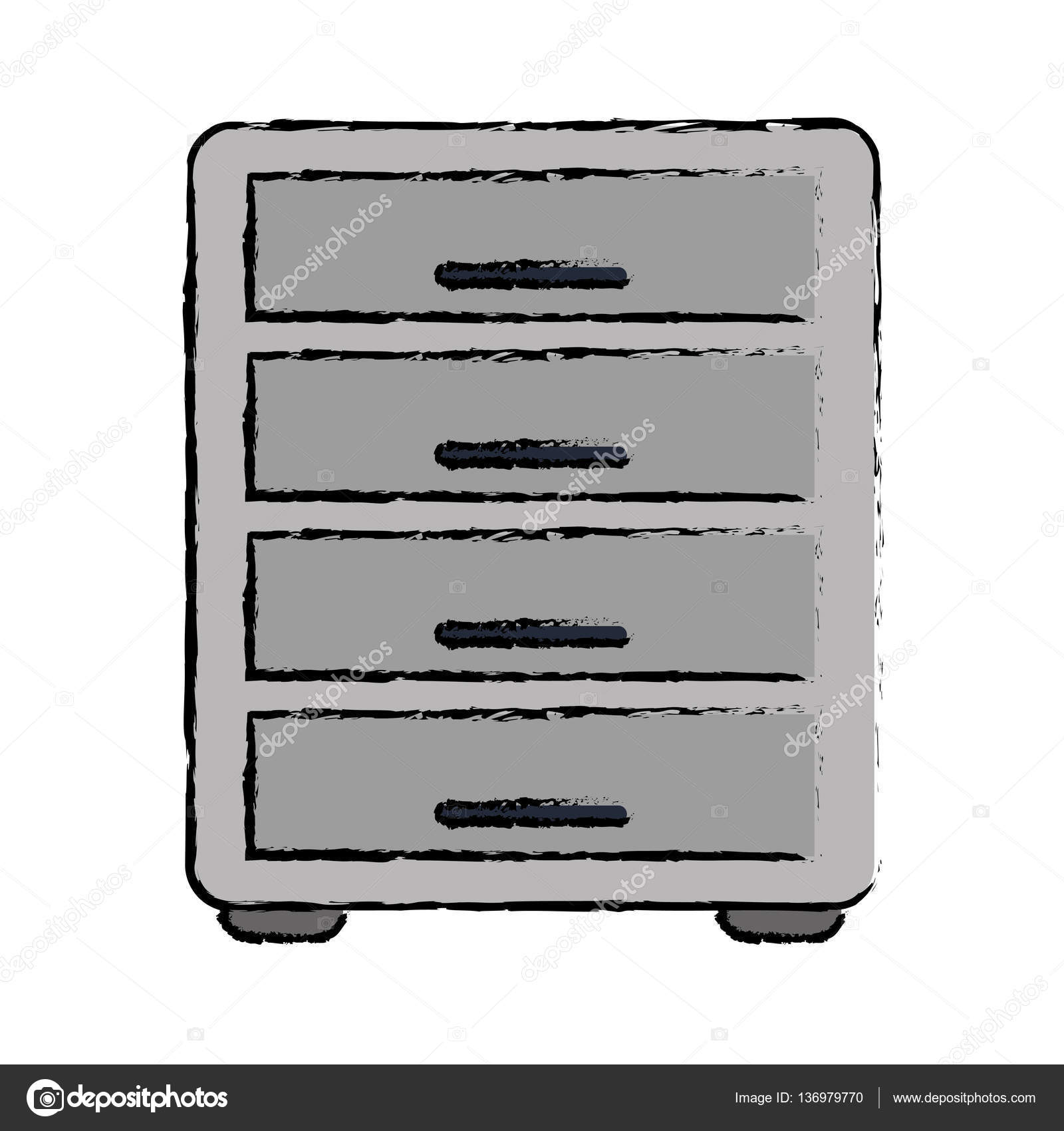 Desenho arquivo armário arquivo local de trabalho Vetor de ©jemastock  136979770, image size:1600x1700