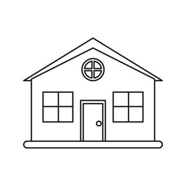 Müstakil ev ayrıntılı geleneksel anahat