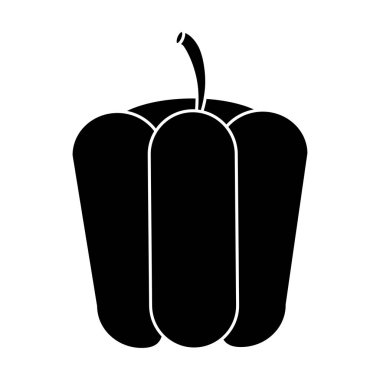 siluet biber sebze diyet beslenme