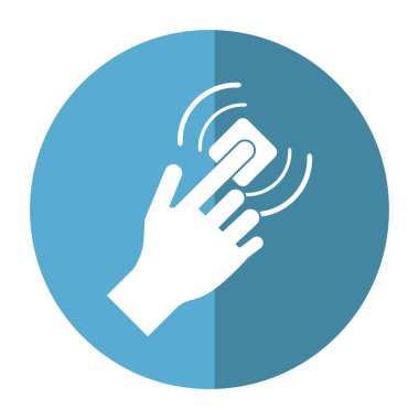 el değmek düğme wifi grafik düğme gölgesi