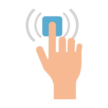 el değmek düğme wifi grafiği