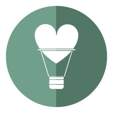 airballon kalp aşk romantik gölge