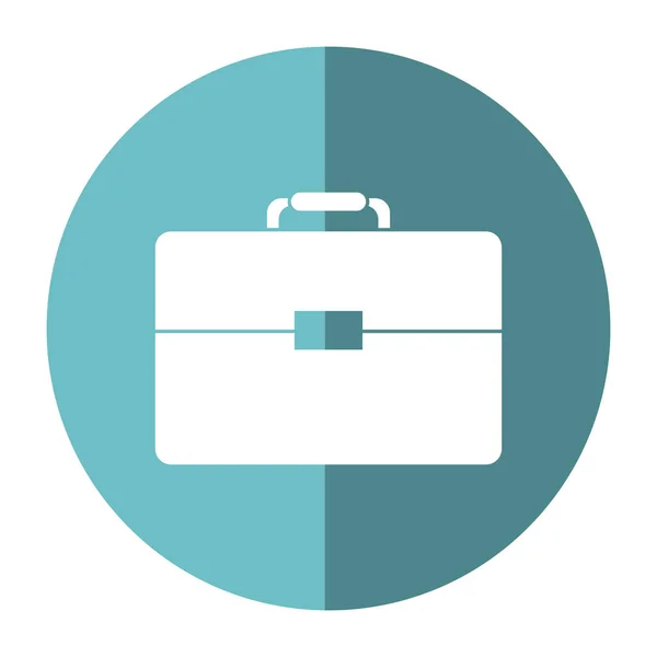 Portfólió bőrönd üzleti dokumentum árnyék — Stock Vector