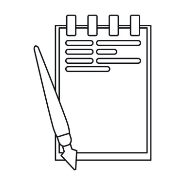 Not defteri kağıt kalem Office anahat yazma