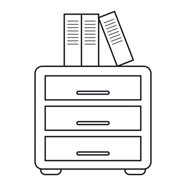 dosya dolabı Arşiv işyeri anahat