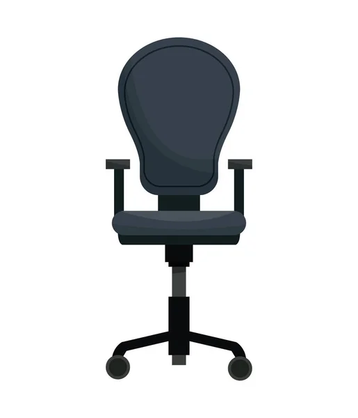 Офісне крісло обладнання колісний стиль — стоковий вектор