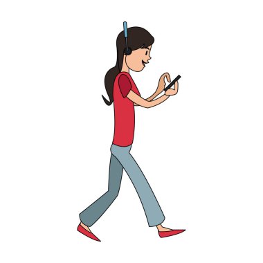 kadın karikatür simgesi