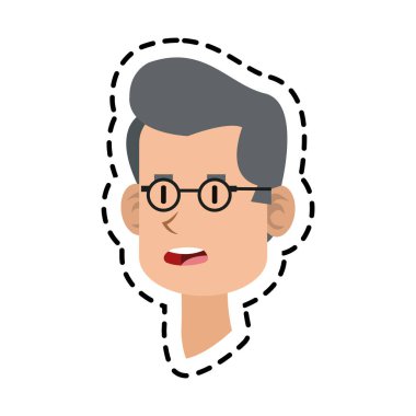 adam çizgi film simgesi