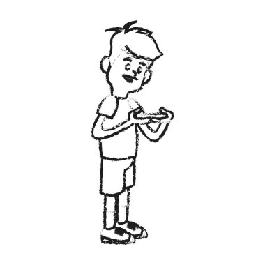 çizgi film çocuk simgesi