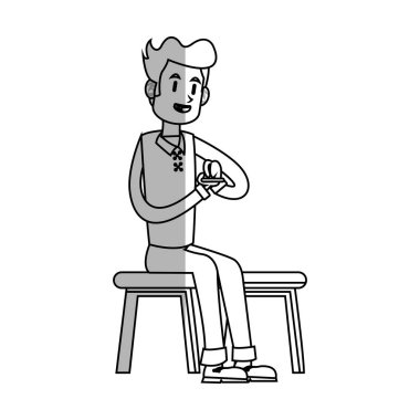 adam çizgi film simgesi