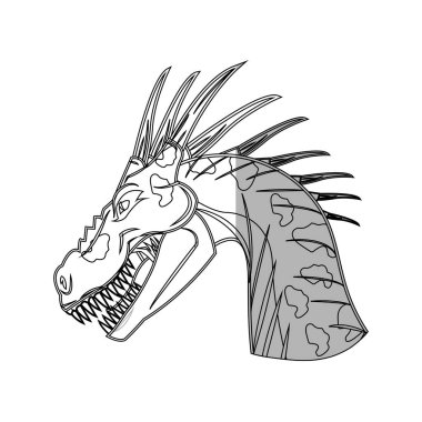 ejderha çizgi film simgesi