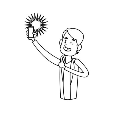 adam çizgi film simgesi