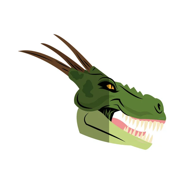 Icono animal de dragón — Vector de stock