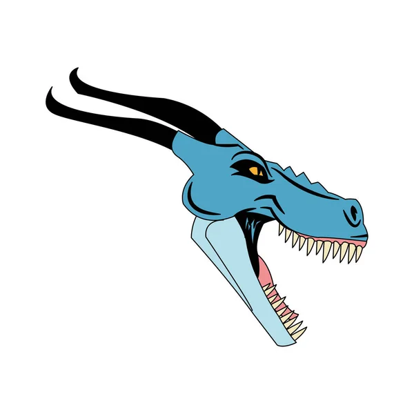 Икона дракона — стоковый вектор