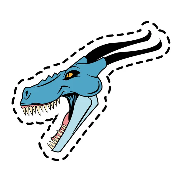 Dragon Cartoon Ikone — Stockvektor