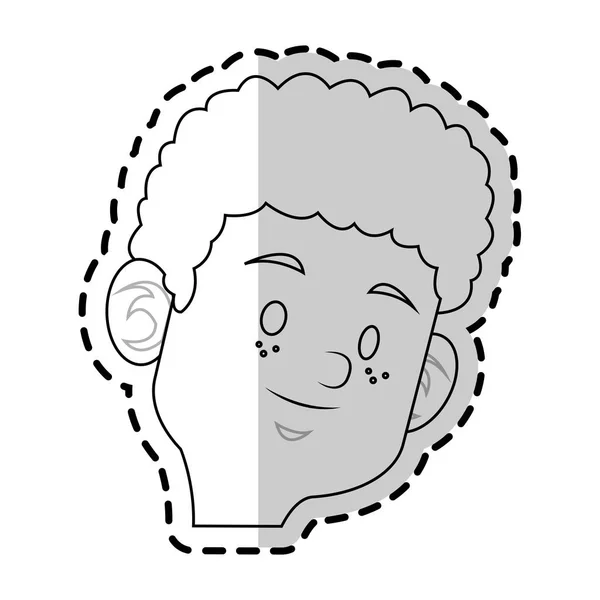 Kluk kreslené ikony — Stockový vektor