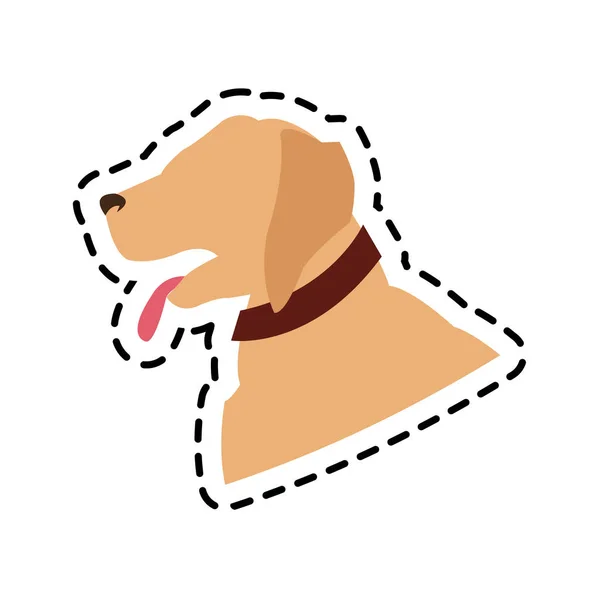 Icône de dessin animé pour chien — Image vectorielle