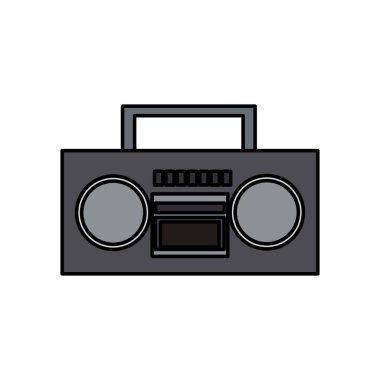 Boombox stereo simgesi