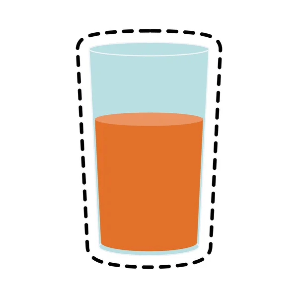 Portakal Suyu Simgesi — Stok Vektör
