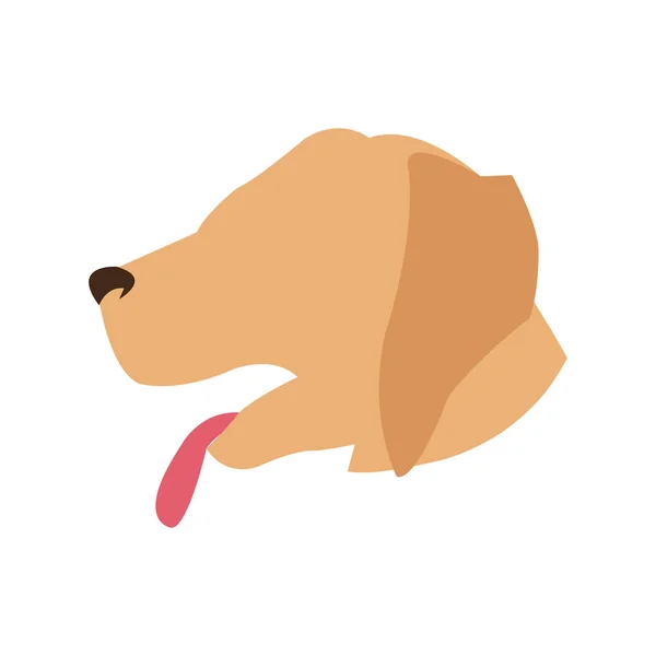 Kreslená ikona pes — Stockový vektor