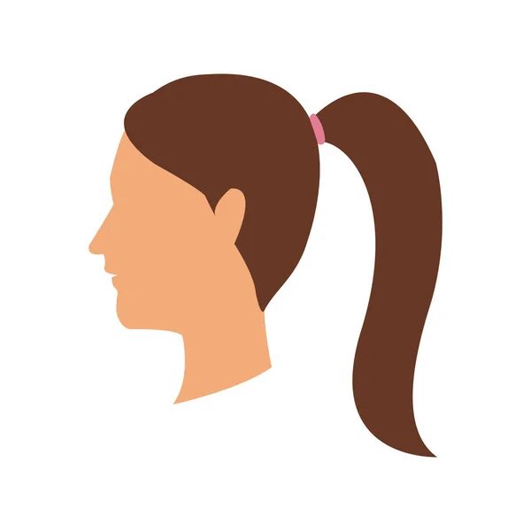 Woman cartoon icon — Stock Vector