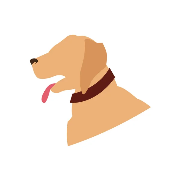 Icono de dibujos animados perro — Vector de stock